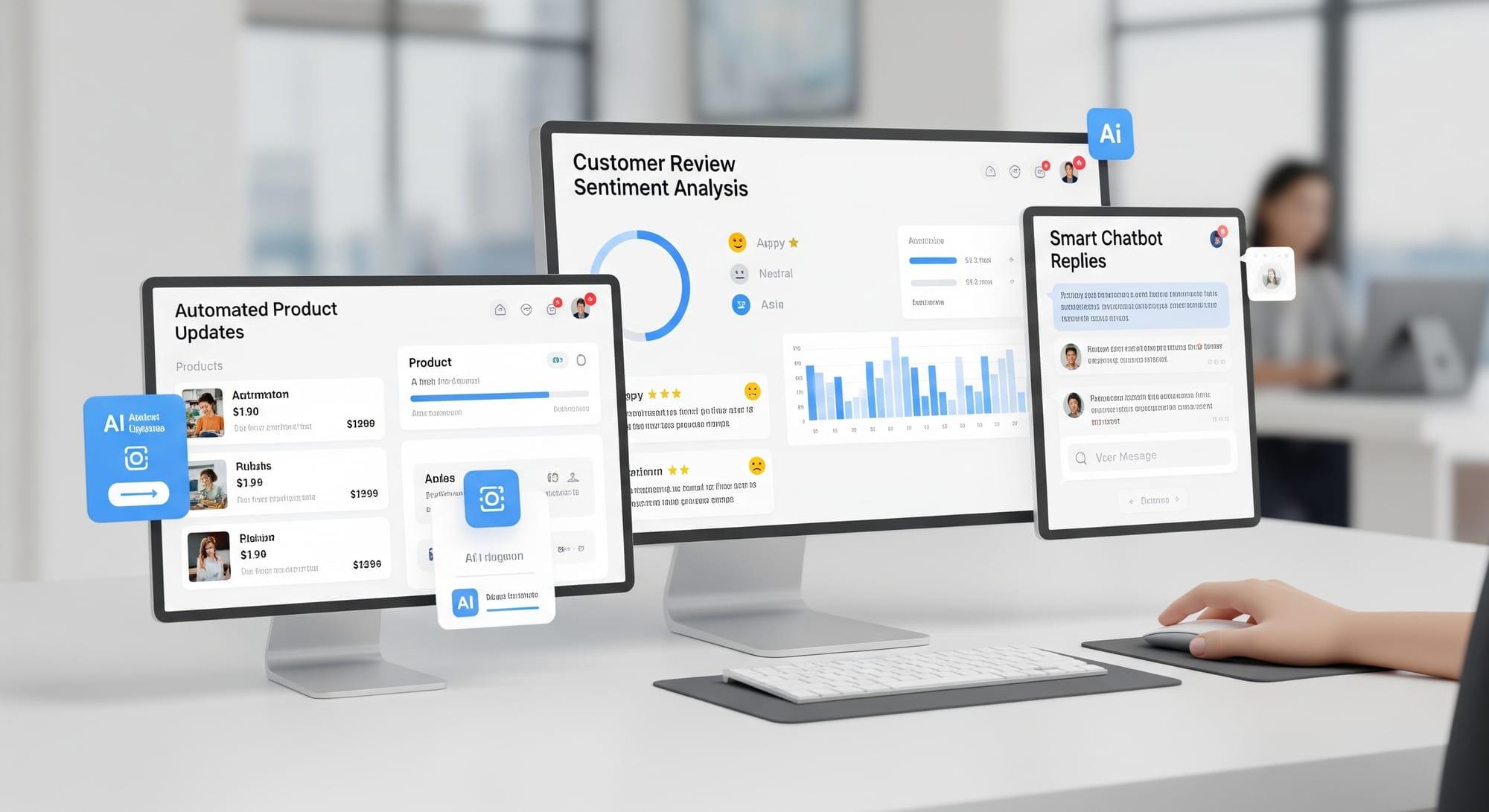 AI Agents for E-commerce: Automate Product Updates, Reviews, and Customer Messages