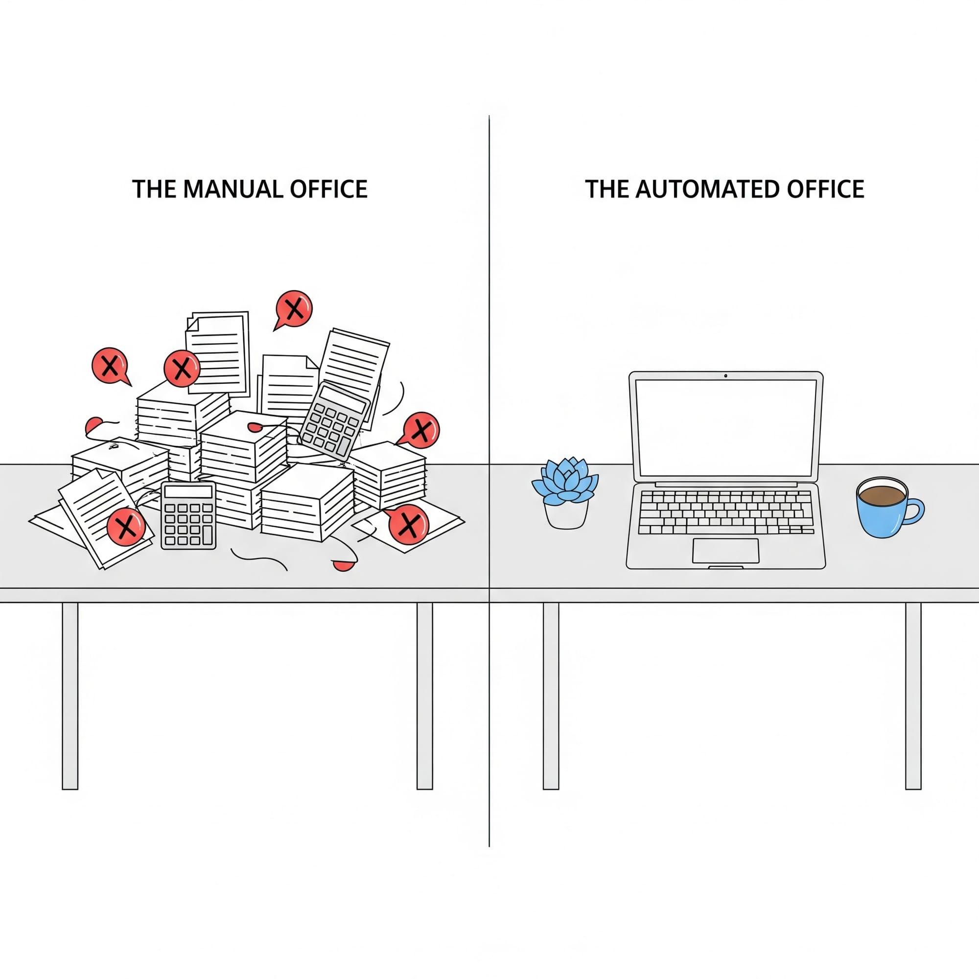 What If You Could Eliminate Manual Data Entry Forever? A Day in the Life of a Fully Automated Office