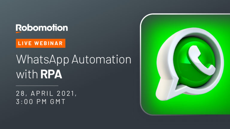WhatsApp Automation with RPA